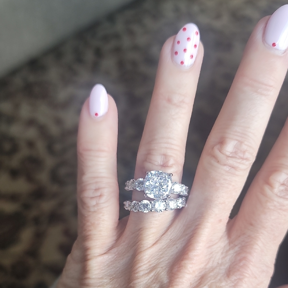 Diamonique 9.2 Cttw STERLING SILVER